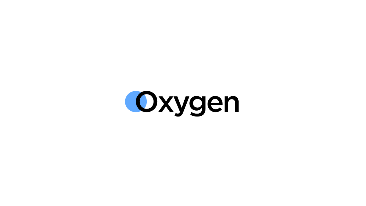 Oxygen logo on a white background